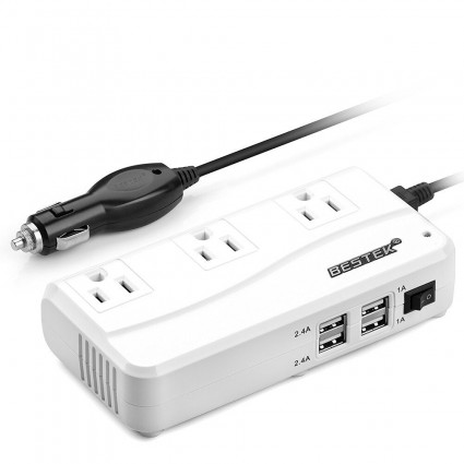 BESTEK 200W DC 12V to 110V AC Power Inverter